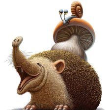 Схема вышивки «ежик»