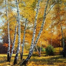 Схема вышивки «березки»