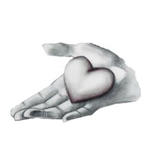 Схема вышивки «Mano cuore»