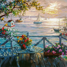 Схема вышивки «Treasures of the Sea.»