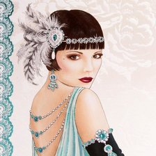 Art Deco Blue