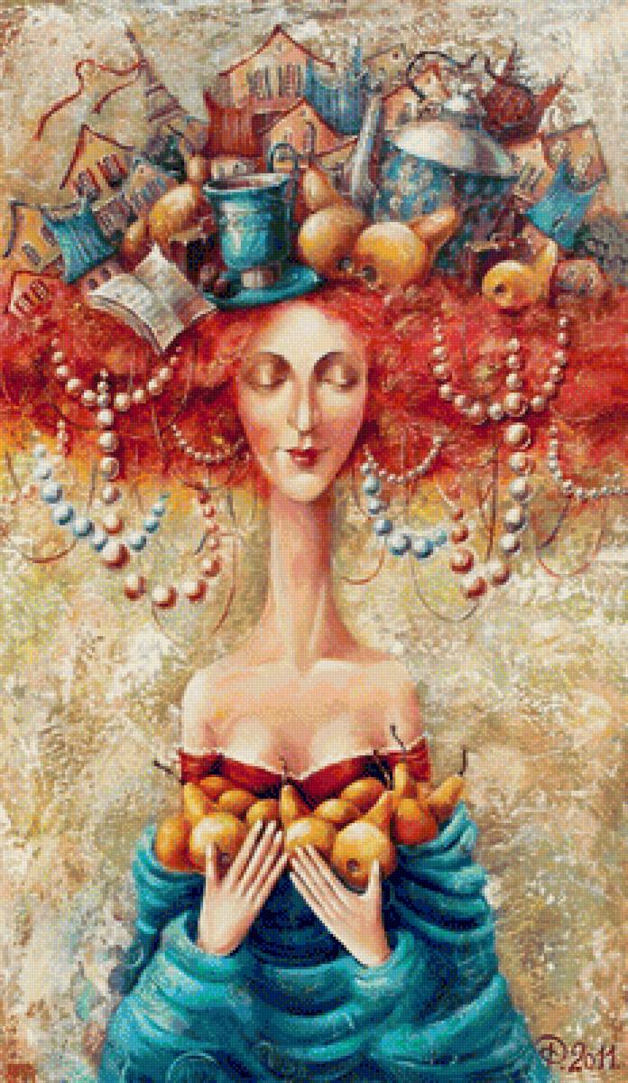 Яна Фефелова - Мысли женские - картины - предпросмотр