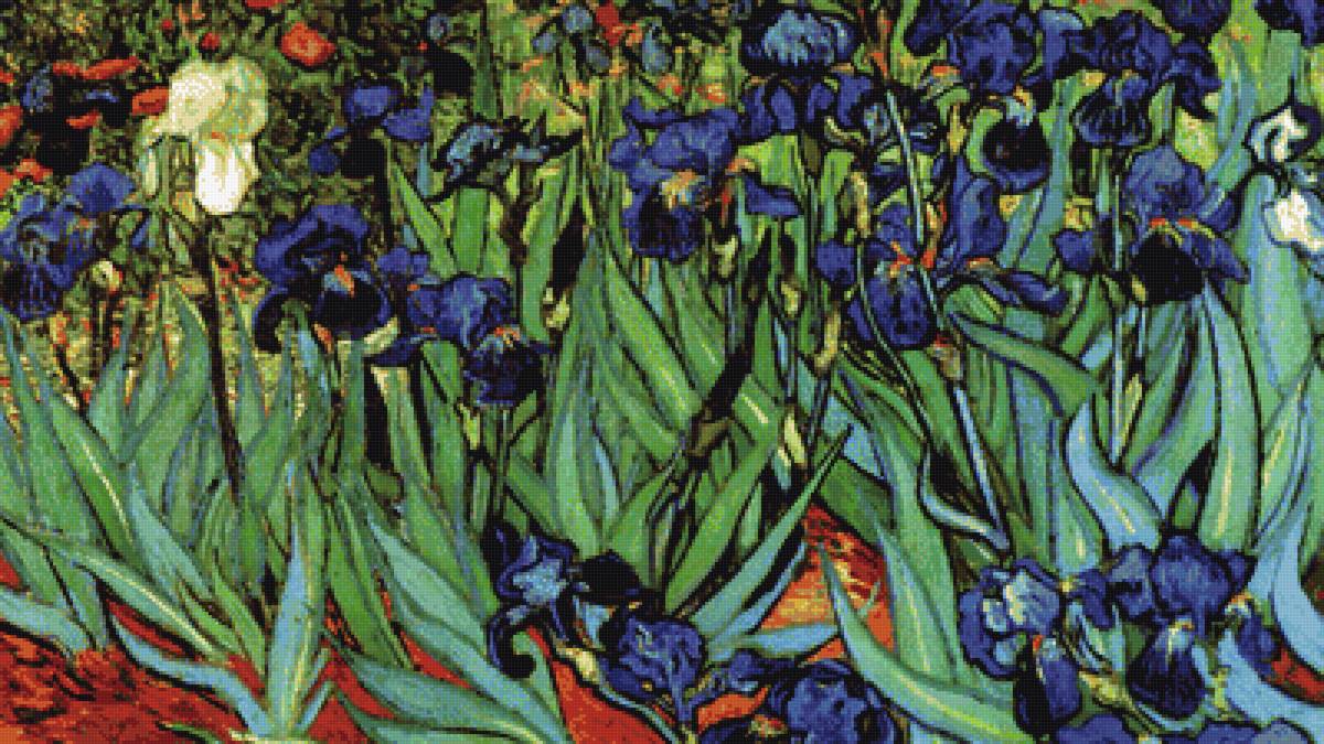 Ван Гог Ирисы - предпросмотр