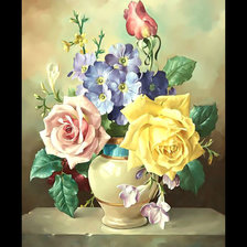 Схема вышивки «Букет.»