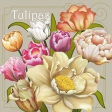 Схема вышивки «tulipány»