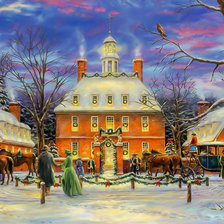 Схема вышивки «The Governor's Party.»