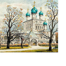 Схема вышивки «Храм»