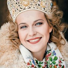 Схема вышивки «Русская красавица»