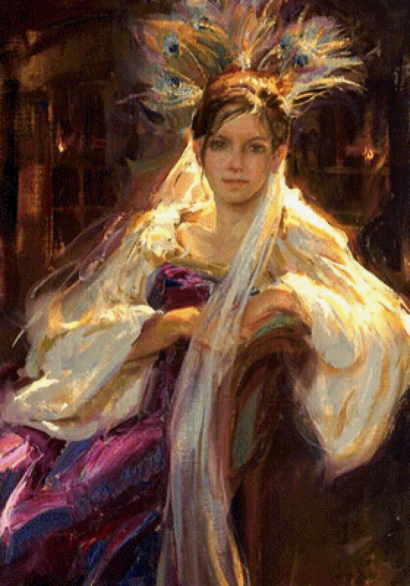 Девушка живопись - девушка живопись - предпросмотр