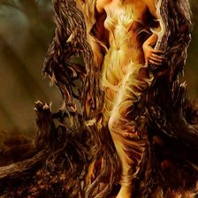 Схема вышивки «Рождение дриады»