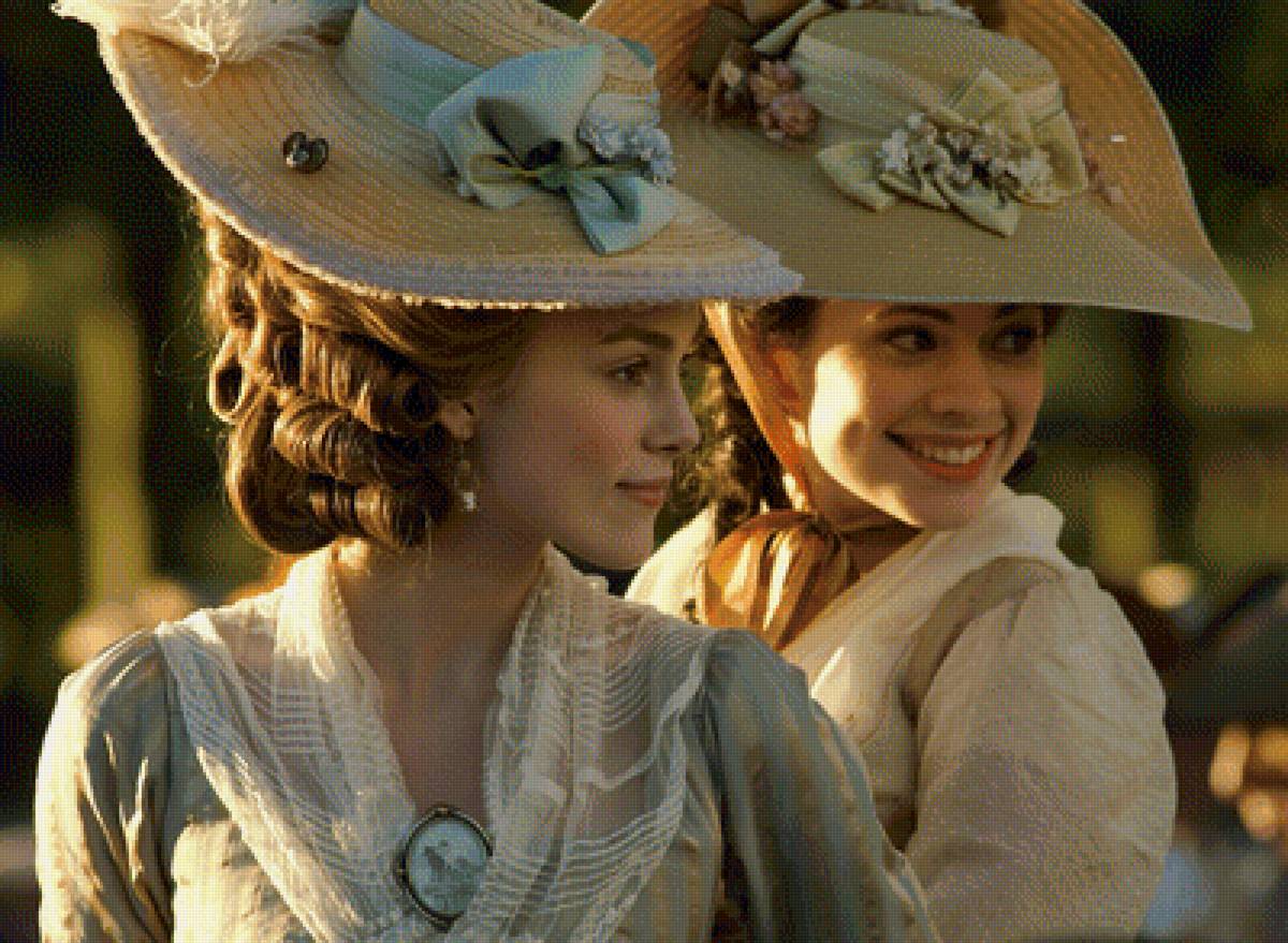 Подруги - мадмуазель, леди, подруги, дама в шляпке, кира найтли - предпросмотр