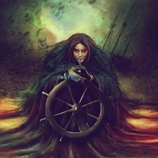 Схема вышивки «Мара и колесо судьбы»