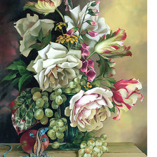 Натюрморт с ящеркой.