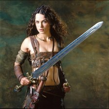 Схема вышивки «Воительница с мечом»