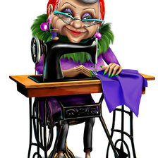 Схема вышивки «швея»