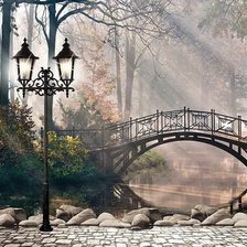 Схема вышивки «PAISAJE CON FAROLA»