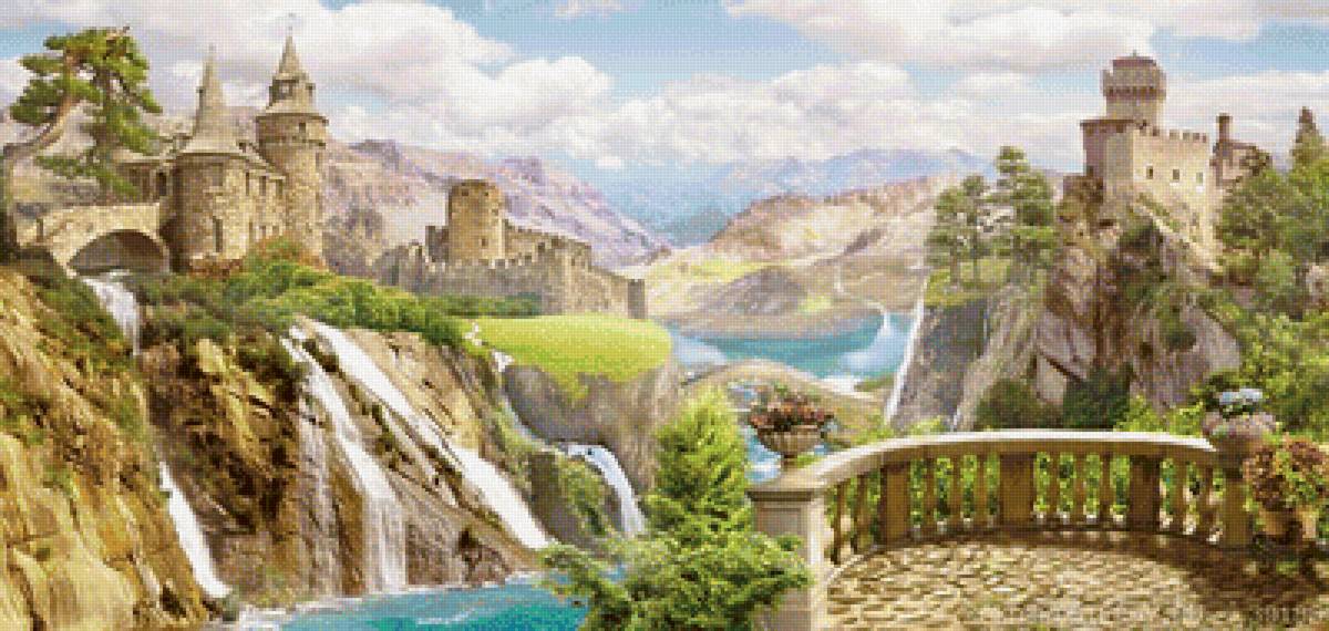 Замки в горах - предпросмотр