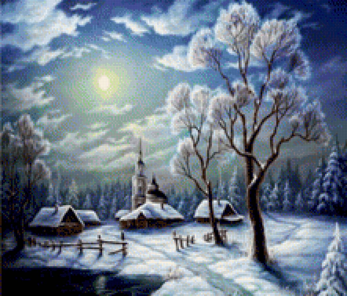 Зимний лес - лес, зима - предпросмотр