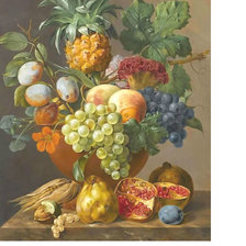 Схема вышивки «Натюрморт с ананасом.»