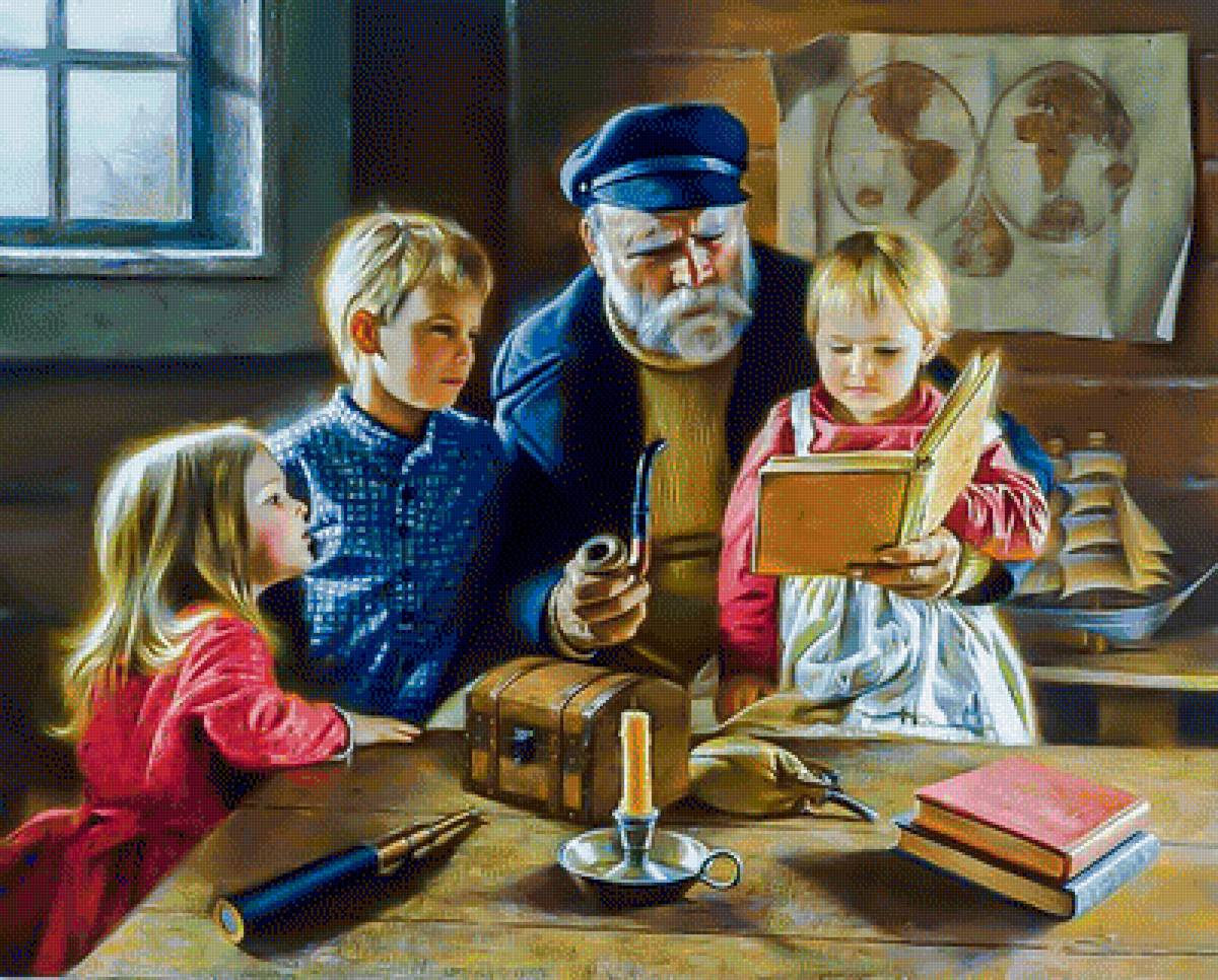 A Fanciful Voyage. - alfredo rodríguez paintings.scenarys.people. - предпросмотр