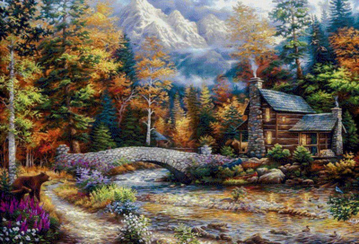 Call of the Wild. - chuck pinson painter.landscape.animals.birds. - предпросмотр