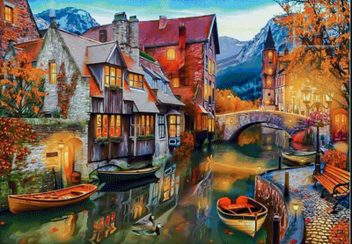 Canal from Home. - scenarys.birds. - предпросмотр