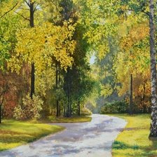 Схема вышивки «пейзаж»