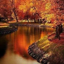 Схема вышивки «PAISAJE OTOÑAL»