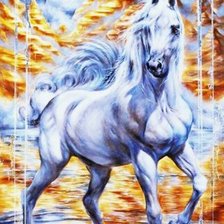 Схема вышивки «Конь»