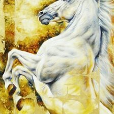 Схема вышивки «Конь»