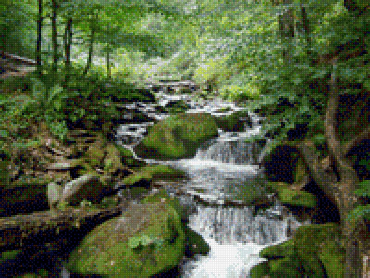 Шипот водопад - водопад, карпаты - предпросмотр