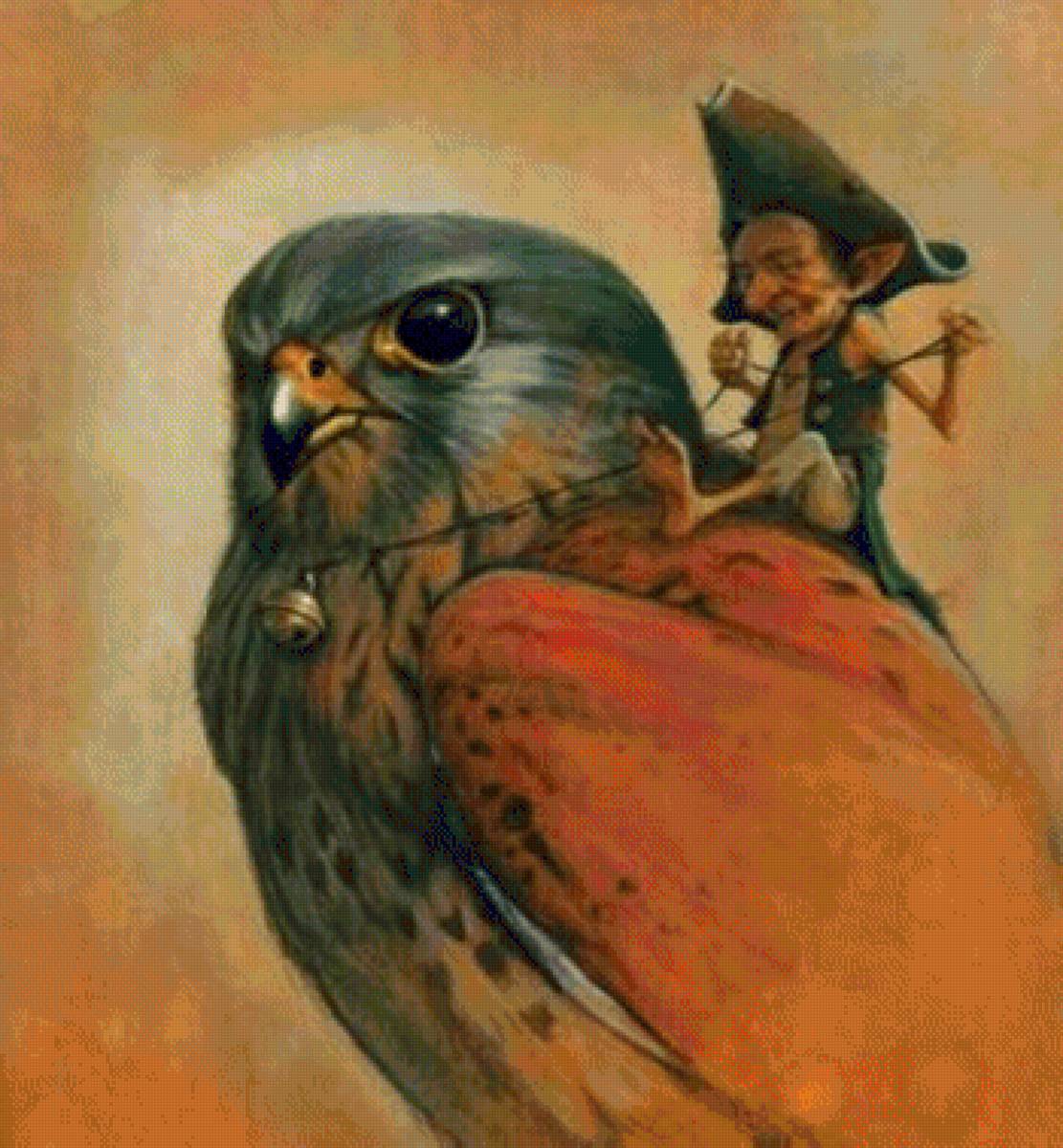 Птица и троль - животные птица троль детская - предпросмотр