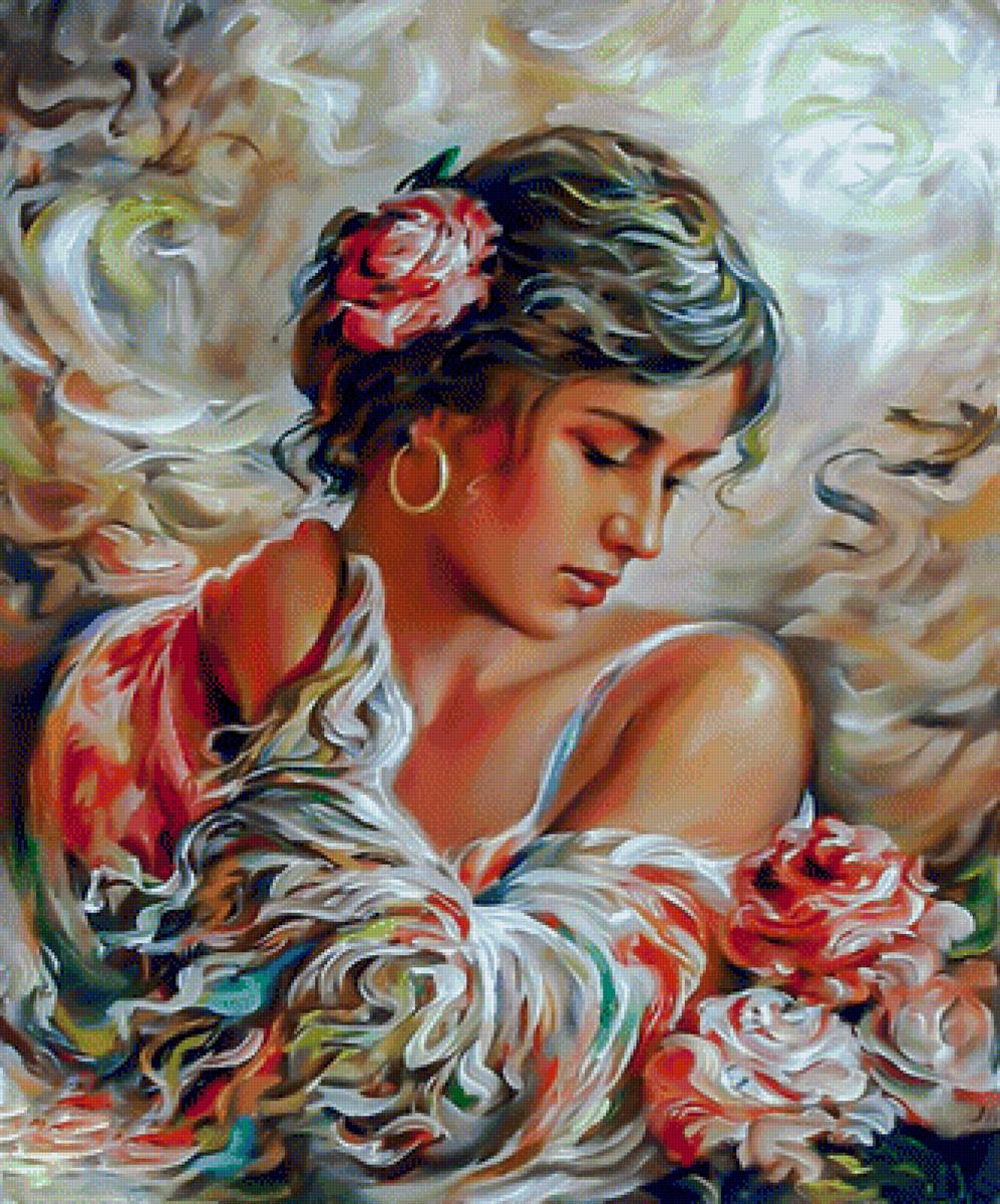 Delicacy. - arkady ostritsky paintings.ladies. - предпросмотр