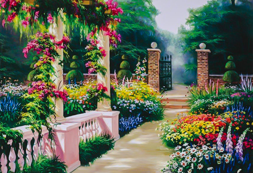 Eden Garden. - scenarys.flowers and gardens. - оригинал