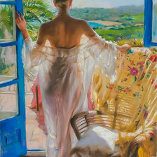 Схема вышивки «Expectance.»