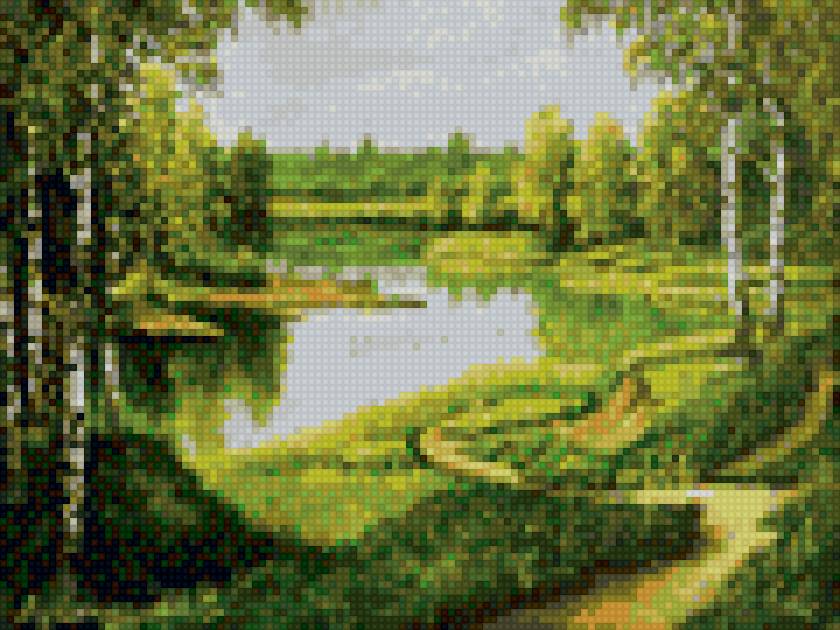 летний день на берегу - предпросмотр