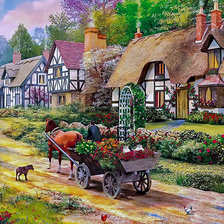 Схема вышивки «Heading Home.»