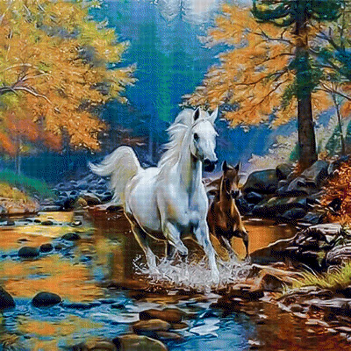 Horses. - animals. - предпросмотр