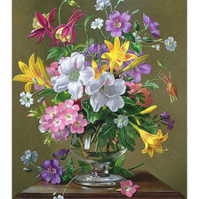 Схема вышивки «Букет.»