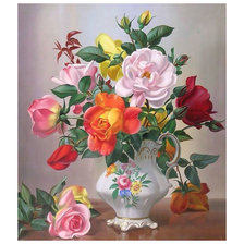 Схема вышивки «Розы.»