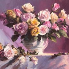 Схема вышивки «RHAPSODY OF ROSES»