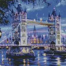 Схема вышивки «Мост»