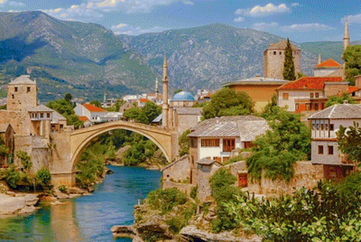 Mostar. - landscapes. - предпросмотр