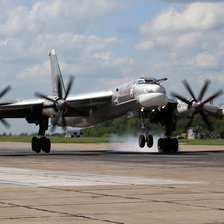 Схема вышивки «Ту 95 взлет»