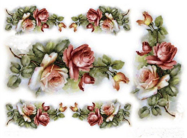 Винтажные розы - оригинал