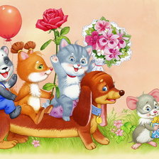 Схема вышивки «Детская»