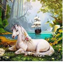 Схема вышивки «Мир животных»