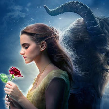 Схема вышивки «bella y bestia»