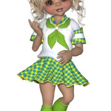 Схема вышивки «ЗЕЛЁНЫЙ ГАЛСТУК»