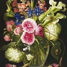 Схема вышивки «Букет»